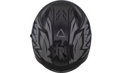 Мотоциклетный шлем Cassida Orbit StriX матовый черный/серый