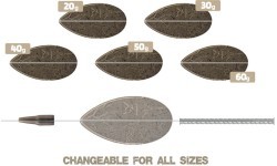 Šėryklės rinkinys ZFISH Method Feeder Feeda X 30,40 g su forma