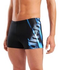 M Placement Swim Short Black-Black Multi 100 - 550