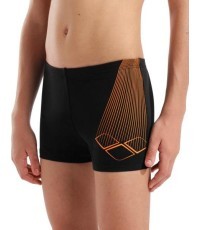 Arena Bright Swim Short plaukimo šortai juoda-oranžinė 10-11 - 503