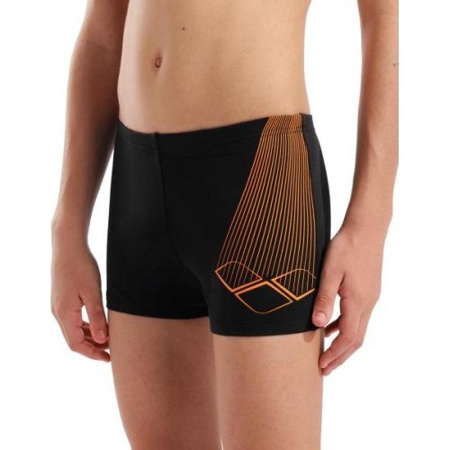 Шорты для плавания Arena Bright Swim Short чёрно-оранжевые 10-11 - 503