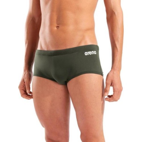M Team Swim Low Waist Short Solid Dark Sage-White 75 - 660