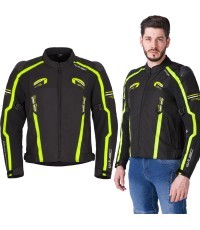 Мотоциклетная куртка W-TEC Tonkawo - Black-Fluo