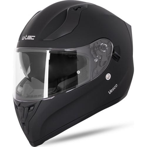 Интегральный мотоциклетный шлем W-TEC Vesco - Чёрный матовый-Reflex