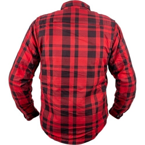 Motociklininko marškiniai BOS Lumberjack - Juodai pilka
