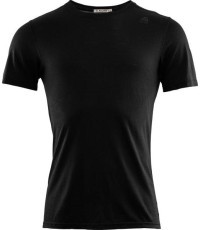Men's Undershirt Aclima LW Undershirt Tee, Black, Size S - 123