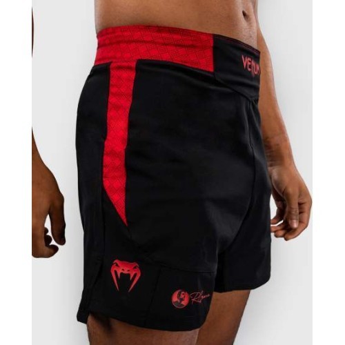 Шорты для единоборств Venum x Roger Gracie Signature - черные/красные
