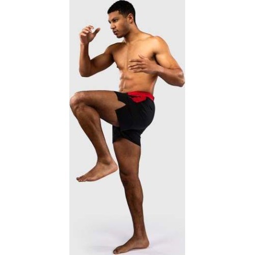 Venum x Roger Gracie Signature kovinės šortai - juodi/raudoni