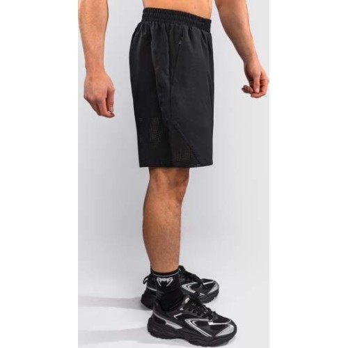 Treniruočių šortai Venum Lazer, juodi/pilki