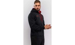 Venum x Roger Gracie Signature džemperis su gobtuvu, juoda/raudona