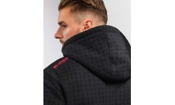 Venum x Roger Gracie Signature džemperis su gobtuvu, juoda/raudona