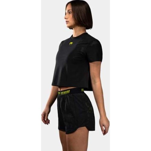 Venum Lazer Women's Training Shorts - Black/Yellow