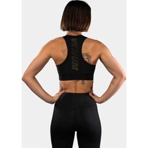 Женский спортивный топ Venum Lazer, чёрный/жёлтый