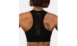 Женский спортивный топ Venum Lazer, чёрный/жёлтый
