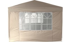 Раздвижной шатёр PALACE 3x3 м с боковыми стенками, бежевый, водонепроницаемый