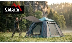 Быстроразборная палатка LIVIGNO на 3-4 человека 200x200x140 см PU500mm