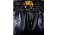 Venum Wolf Atak Muay Thai šortai, juodi/pilki