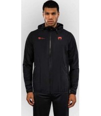 Venum x Roger Gracie Signature džemperis su užtrauktuku, juodas/raudonas