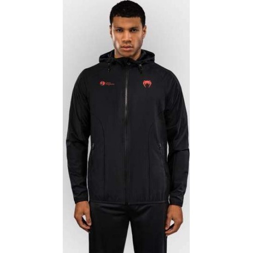 Толстовка Venum x Roger Gracie Signature на молнии, чёрный/красный