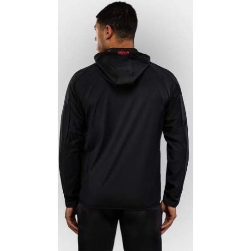 Толстовка Venum x Roger Gracie Signature на молнии, чёрный/красный