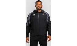 Venum x Roger Gracie Academy džemperis su užtrauktuku, juodas