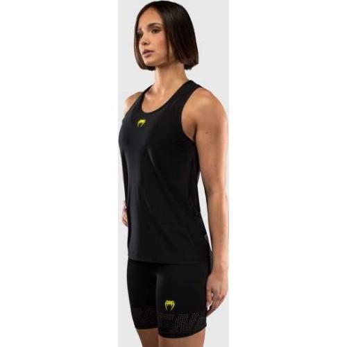 Venum Lazer Women's Dry Tech Tank Top - Black/Yellow