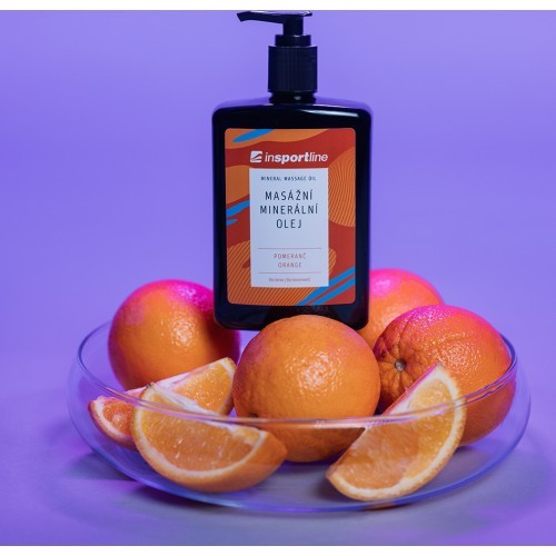 Mineral Massage Oil inSPORTline Orange 500 ml