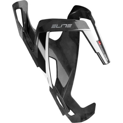Bottle cage Elite Vico Carbon Glossy (black/white)