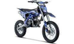 Vidaus degimo variklio motociklas ULTRA 66 125cc mėlynas