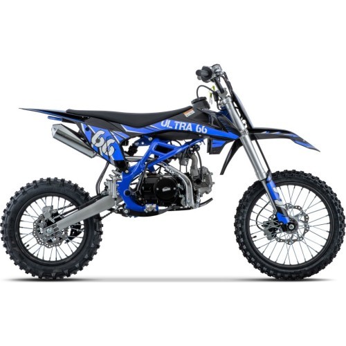Vidaus degimo variklio motociklas ULTRA 66 125cc mėlynas