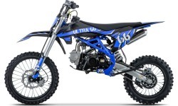 Vidaus degimo variklio motociklas ULTRA 66 125cc mėlynas