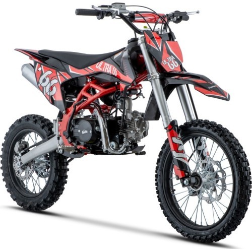 Motociklas ULTRA 66 125cc, raudonas