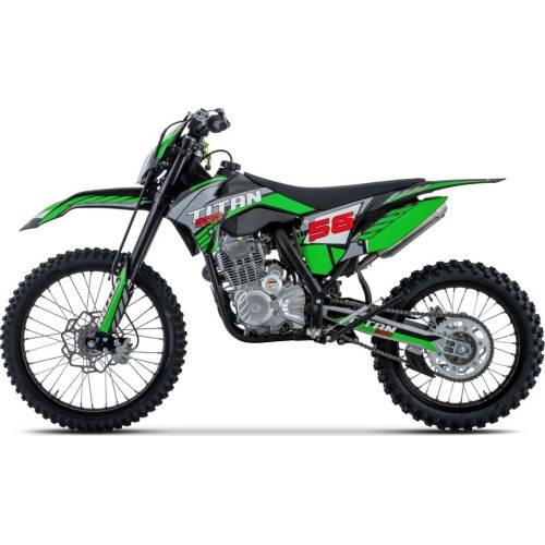Motociklas TITAN 300 cc, žalias