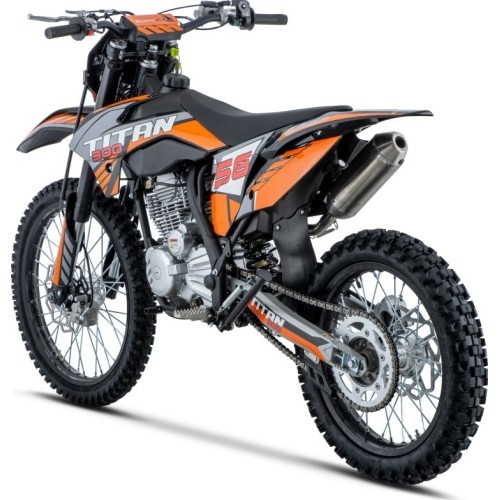 Мотоцикл TITAN 300cc с ДВС, оранжевый