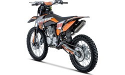 TITAN 300cc oranžinis motociklas su vidaus degimo varikliu