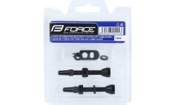 FORCE Tubeless Tire Valves 2xFV 44mm (red)