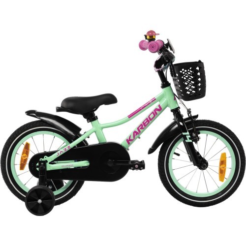 Karbon Jazz 14 children's bike, mint