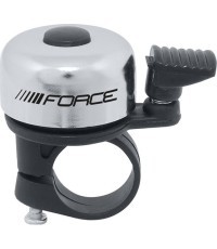 Skambutis FORCE Mini 22,2mm (plienas/plastikas, sidabrinis)