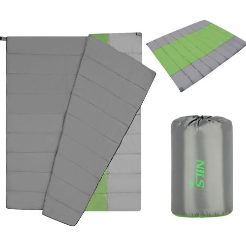 NC2011 GRAY-GREEN DOUBLE SLEEPING BAG NILS CAMP