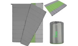 NC2011 GRAY-GREEN DOUBLE SLEEPING BAG NILS CAMP