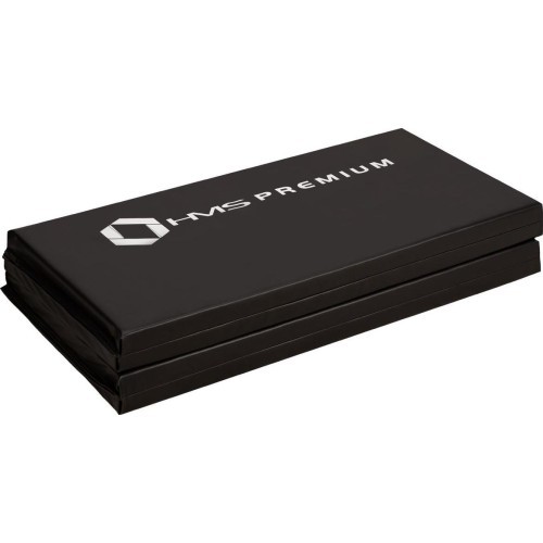 Gymnastic Foldable Mattress HMS Premium MGS01 2400x1200mm, Black
