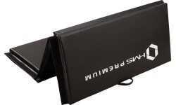 Gymnastic Foldable Mattress HMS Premium MGS01 2400x1200mm, Black