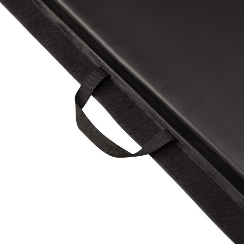 Sulankstomas gimnastikos čiužinys HMS Premium MGS01 2400x1200 mm, juodas