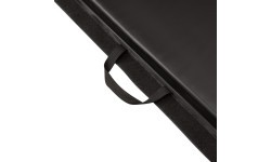 Sulankstomas gimnastikos čiužinys HMS Premium MGS01 2400x1200 mm, juodas