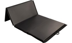 Складной гимнастический мат HMS Premium MGS01 2400x1200 мм, черный