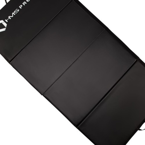 Gymnastic Foldable Mattress HMS Premium MGS01 2400x1200mm, Black