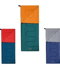 NC2002 GREEN-ORANGE SLEEPING BAG NILS CAMP