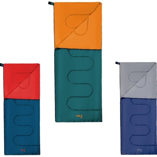 NC2002 GREEN-ORANGE SLEEPING BAG NILS CAMP