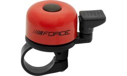 Skambutis FORCE Mini 22,2mm (geležis/plastikas, raudonas)