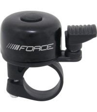 Skambutis FORCE Mini 22,2mm (geležis/plastikas, juodas)